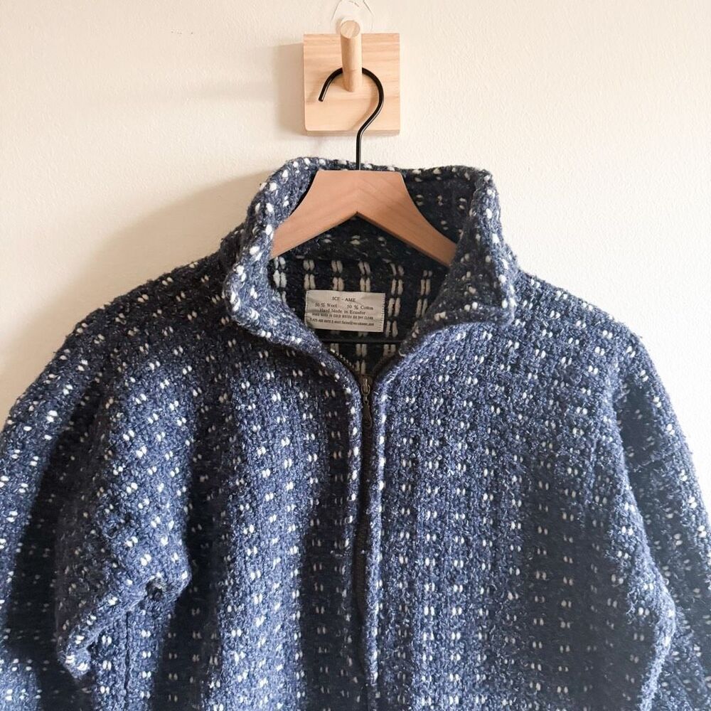 Norskwear Classic Norwegian Wool Zip Up Sweater Size S - Picture 2 of 5